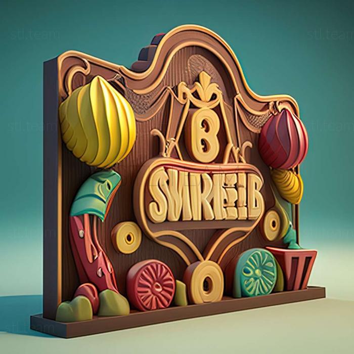 3D модель Гра The Sims Carnival BumperBlagame (STL)